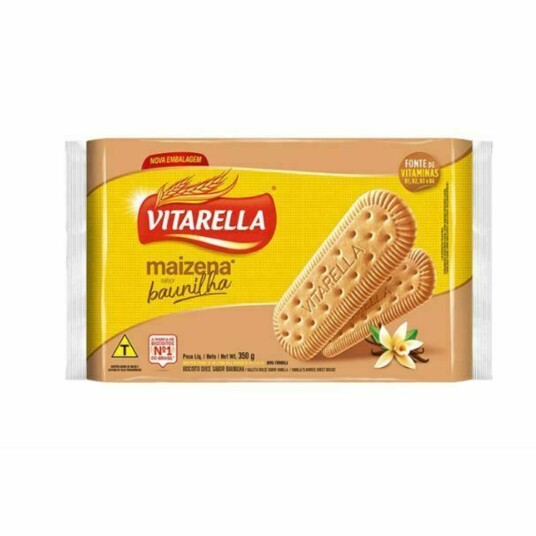 Biscoito Maizena Vitarella 350g Baunilha