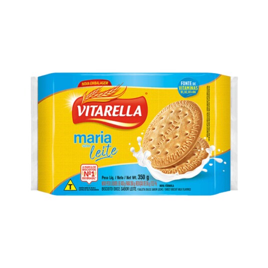 Biscoito Maria Vitarella 350g Leite