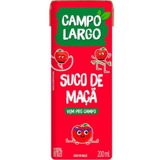 Suco Integral Campo Largo 200ml Maca