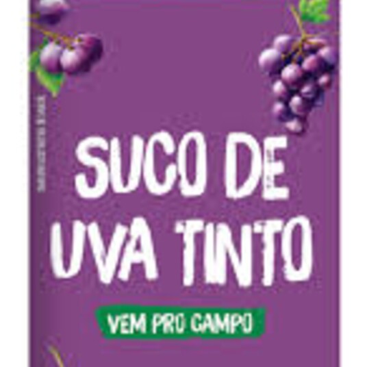 Suco Integral Campo Largo 200ml Uva