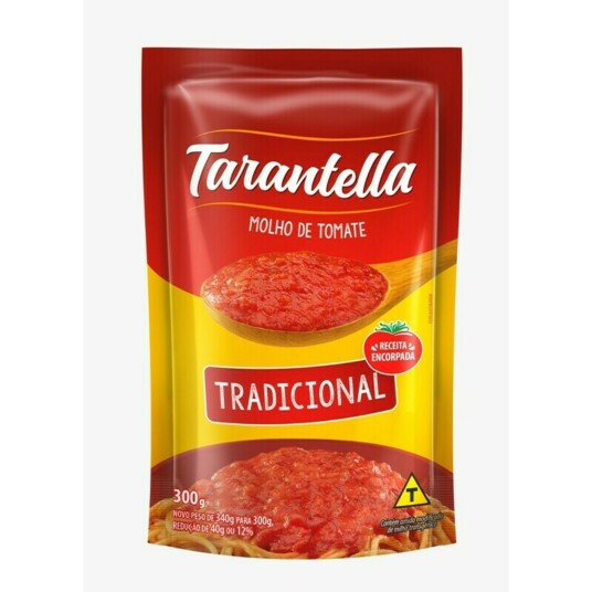 Molho de Tomate Tarantella 300g Tradicional Sc