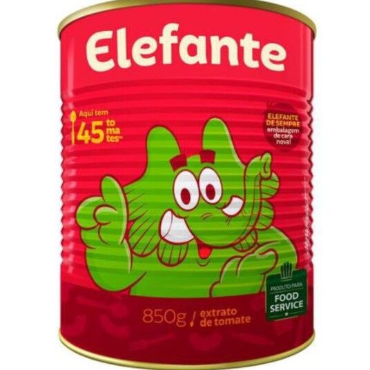 Extrato de Tomate Elefante 850g Lata