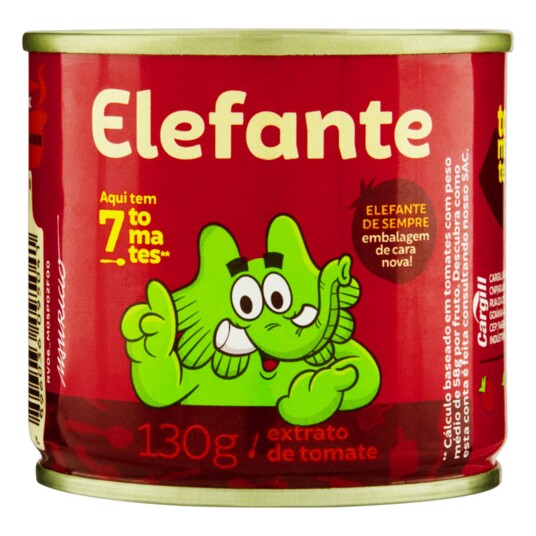 Extrato de Tomate Elefante 130g Lt