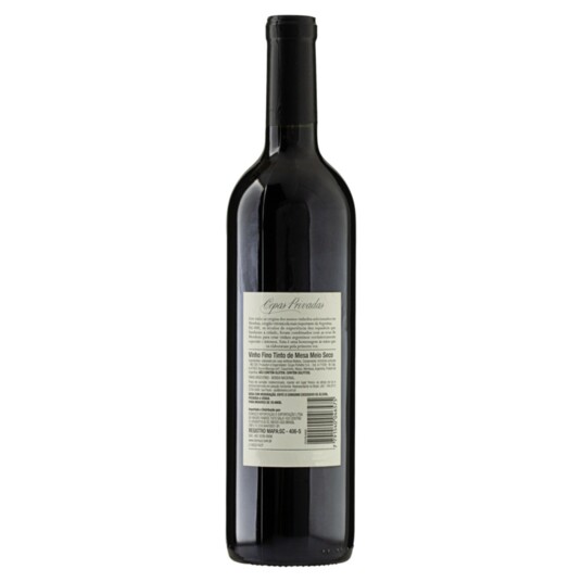 Vinho Arg Cepas Privadas 750ml Tinto Malbec