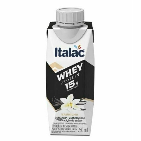 Bebida Lact.whey Italac 250ml 15g Prot.baunilha