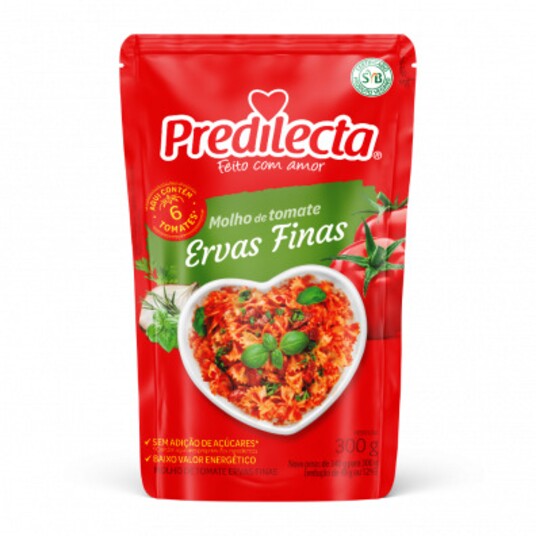 Molho Predilecta 300g Ervas Finas Sc