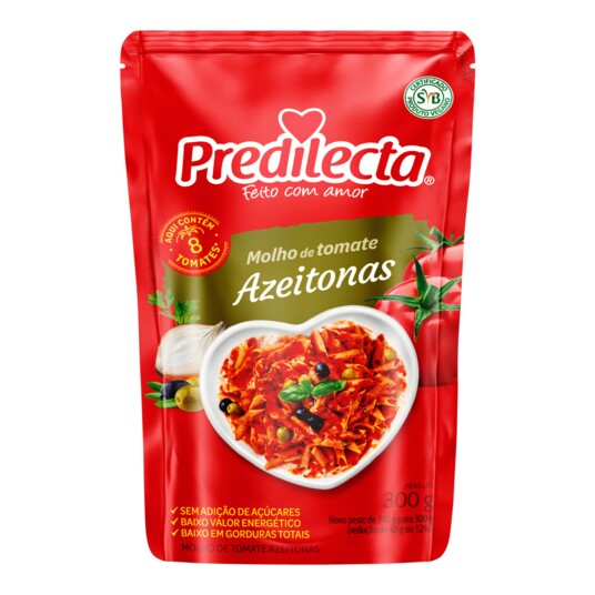 Molho Predilecta 300g Azeitonas Sc