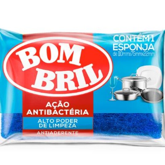 Esponja Antiaderente Bombril Un Nao Risca
