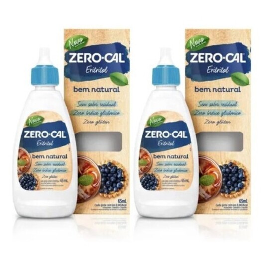 Pack Adocante Liq.zero Cal 2x65ml Eritritol