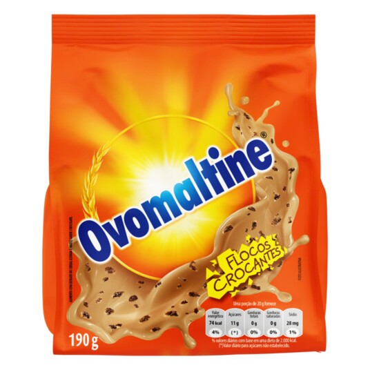 Achocolatado em Po Ovomaltine 190g Flocos