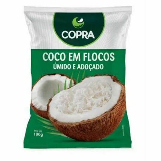 Coco Flocado Copra 100g Umido/adocado