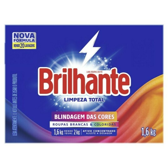 Sabao em Po Brilhante 1,6kg Limp.total Cx