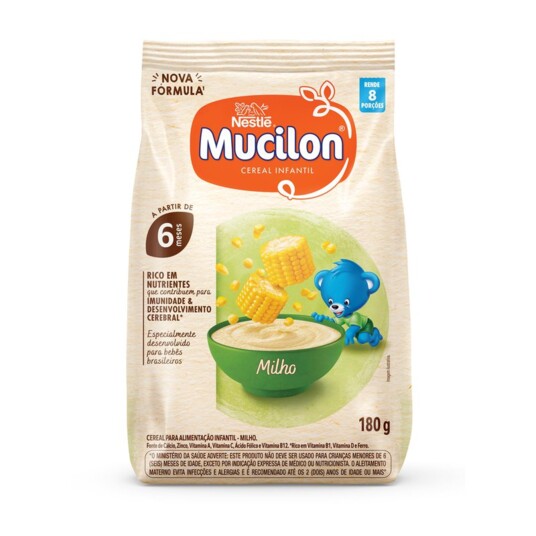 Cereal Mucilon 180g Milho