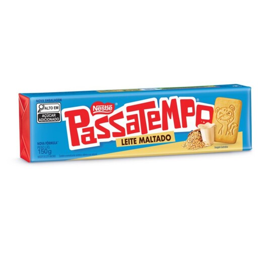 Biscoito Passatempo 150g Leite Maltado