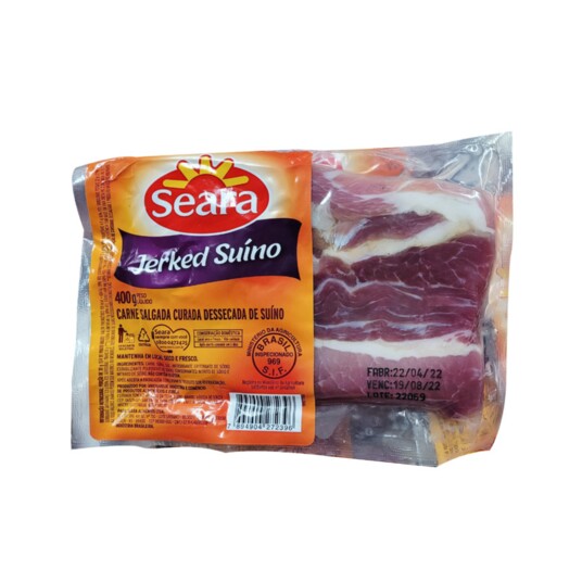 Jerked Suino Seara 400g Pacote