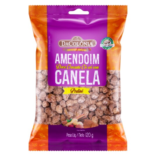 Amendoim Cri-cri Praline 120g C/canela