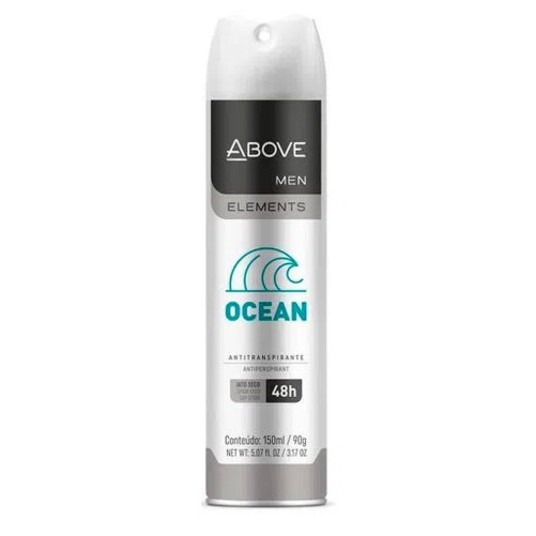 Desod.aerossol Above Men 150ml Elements Ocean