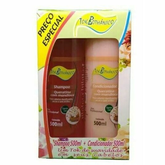 Kit Sh.+cond.tok Bothanico 2x400ml Queratina C/man