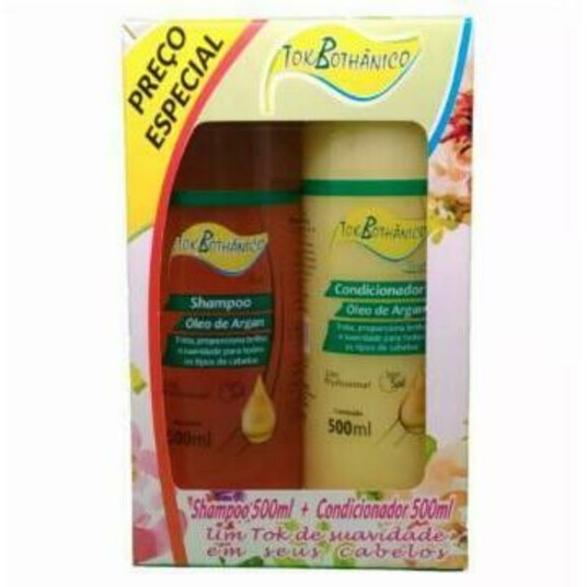 Kit Sh.+cond.tok Bothanico 2x400ml Oleo de Argan