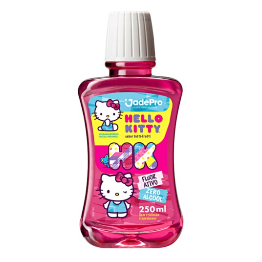 Enxaguante Bucal Jadepro 250ml Hello Kitty