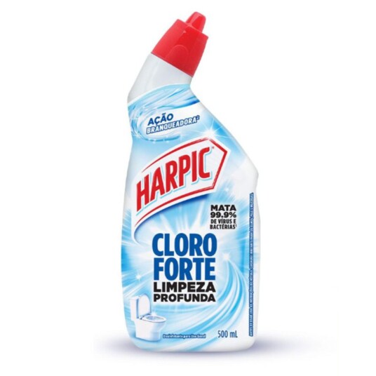 Desinfetante Sanitario Harpic 500ml Cloro Forte