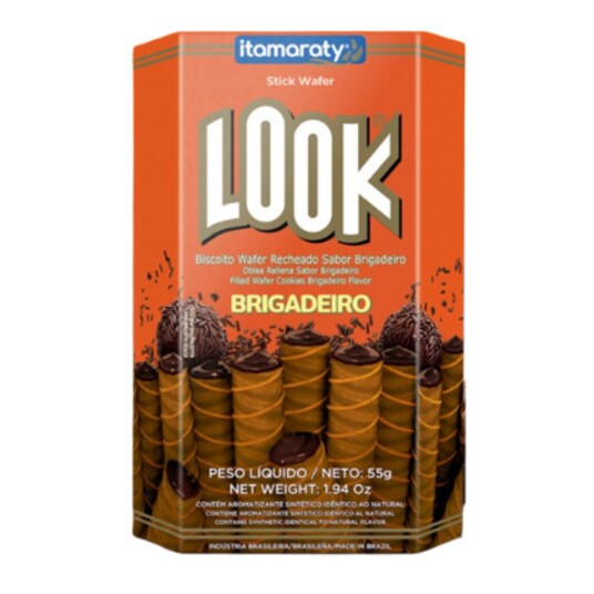 Biscoito Wafer Itamaraty Look 55g Wafer Brigad.