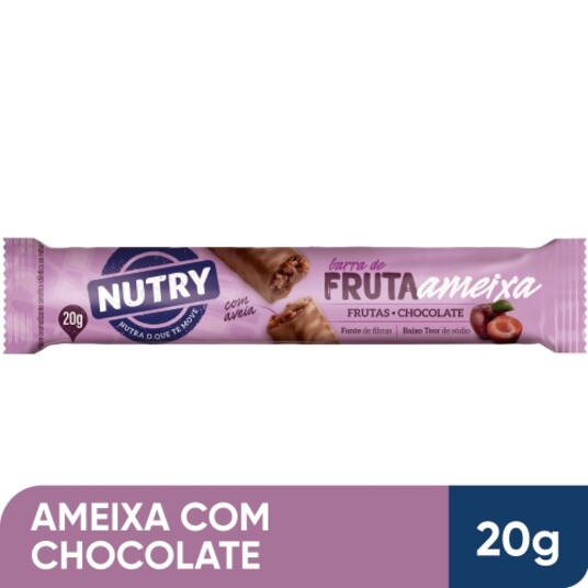 Barra Frutas Nutry 20g Ameixa Choco