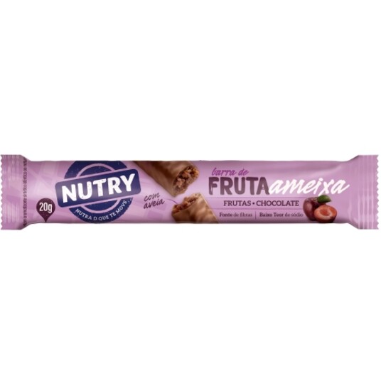 Barra Frutas Nutry 20g Ameixa Choco