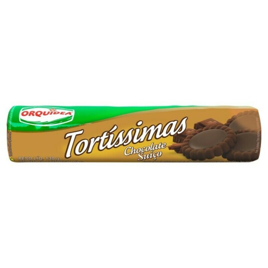 Biscoito Tortissima Orquidea 130g Choc/suico
