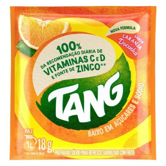 Refresco em Po Tang 18g Laranja Docinha