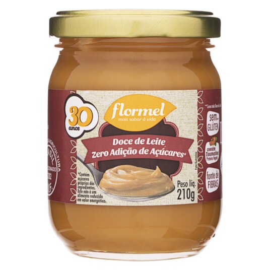 Doce de Leite Flormel 210g Zero