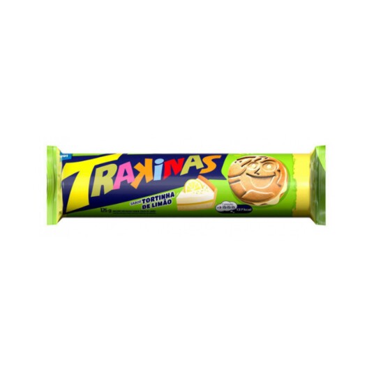 Biscoito Rech.trakinas 126g Tortin.de Limao