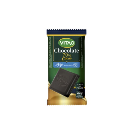 Chocolate Zero Vitao 22g 70% Amargo