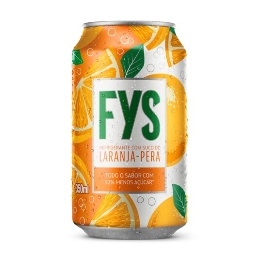 Refrigerante Fys 350ml Laranja