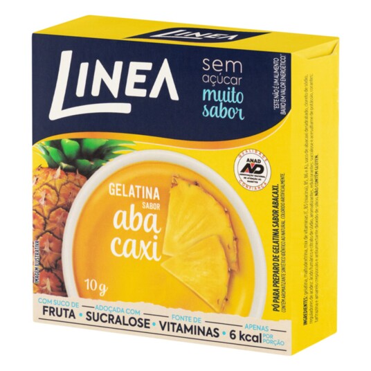 Gelatina Linea 10g Abacaxi