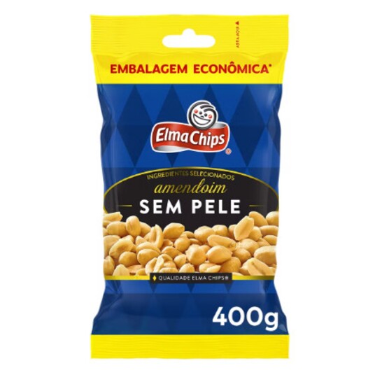 Amendoim Elma Chips 400g S/pele