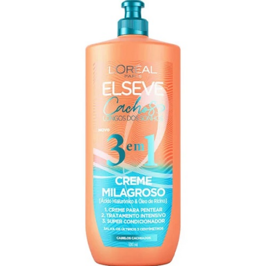 Creme de Tratamento Elseve 500g 3em1 Cac.sonhos