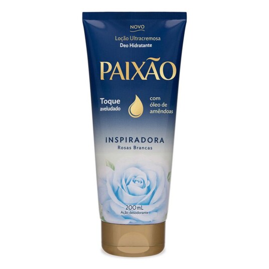 Hidrat.ult.crem.paixao 200ml Rosas Brancas