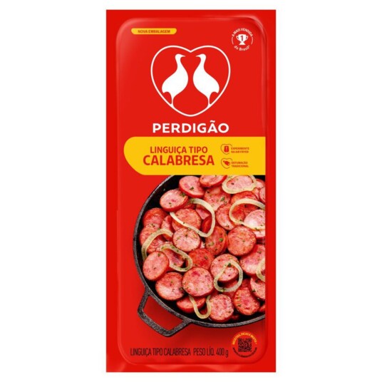 Linguica Tp Calabresa Perdigao 400g