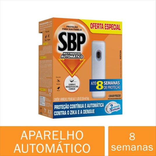 Apar.inseticida Automat.sbp 250ml C/ref.multi.