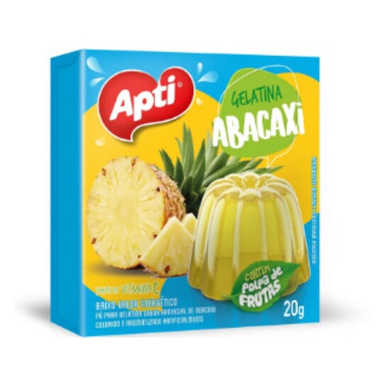 Gelatina Apti 20g Abacaxi