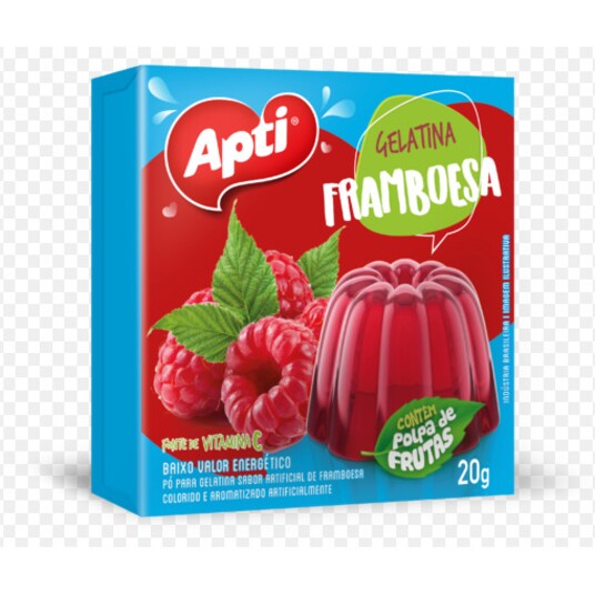 Gelatina Apti 20g Framboesa