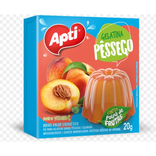 Gelatina Apti 20g Pessego