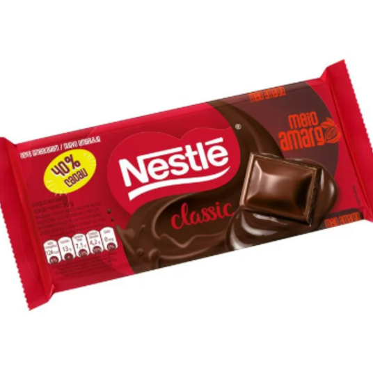 Chocolate Nestle 80g Clas.meio Amar.