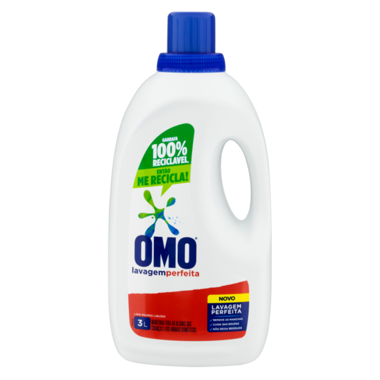 Lava Roupa Omo 3l Lavag.perfeita