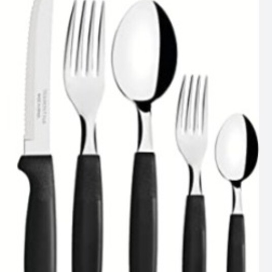 Talher Inox Tramontina Ipanema Preto