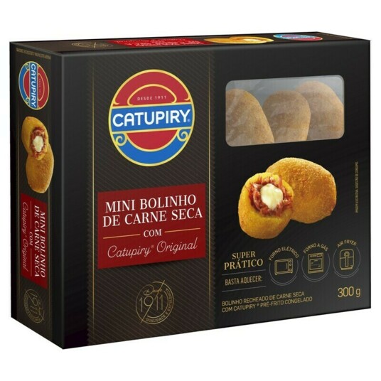 Bolinho Catupiry 300g Carne Seca