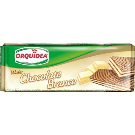 Biscoito Wafer Orquidea 100g Chocolate Bco.