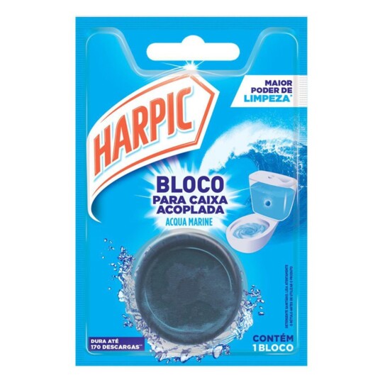 Bloco P/caixa Acop.harpic 50g Acqua Marine
