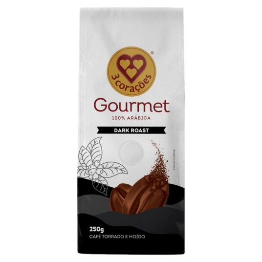 Cafe Tor.e Moido G.3 Coracoes 250g Dark